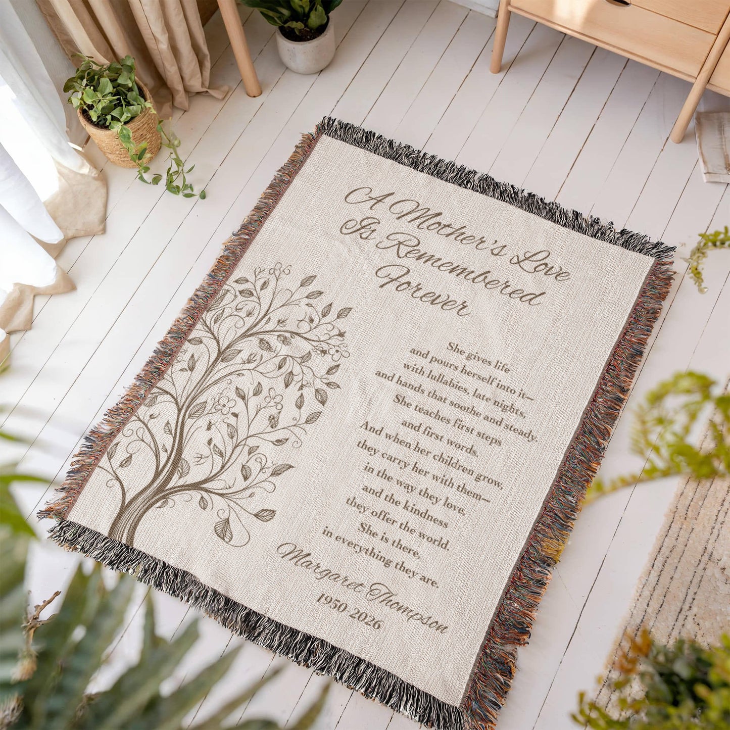 A Mother's Love - Memorial Blanket