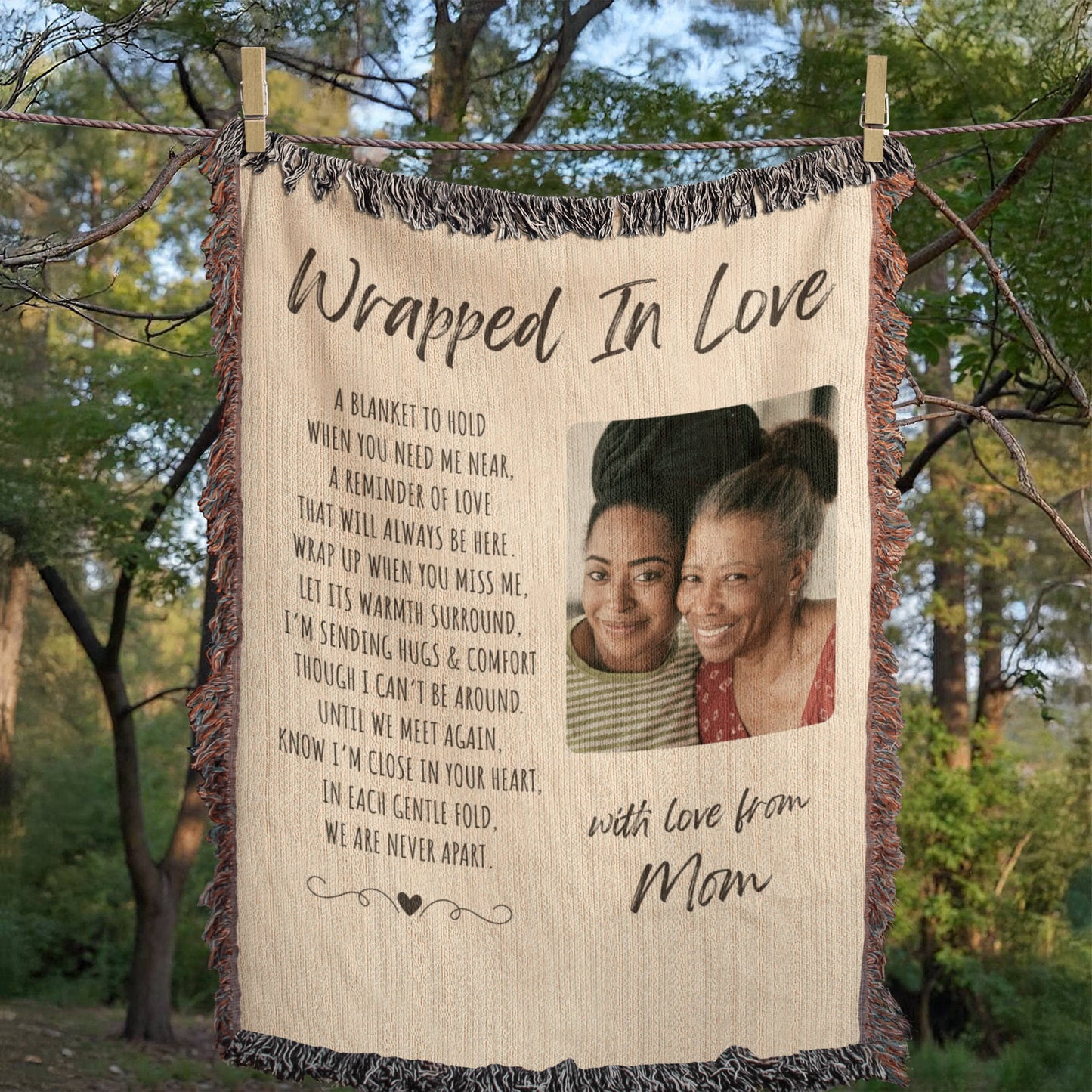 Wrapped in Love - Personalized Memorial Blanket