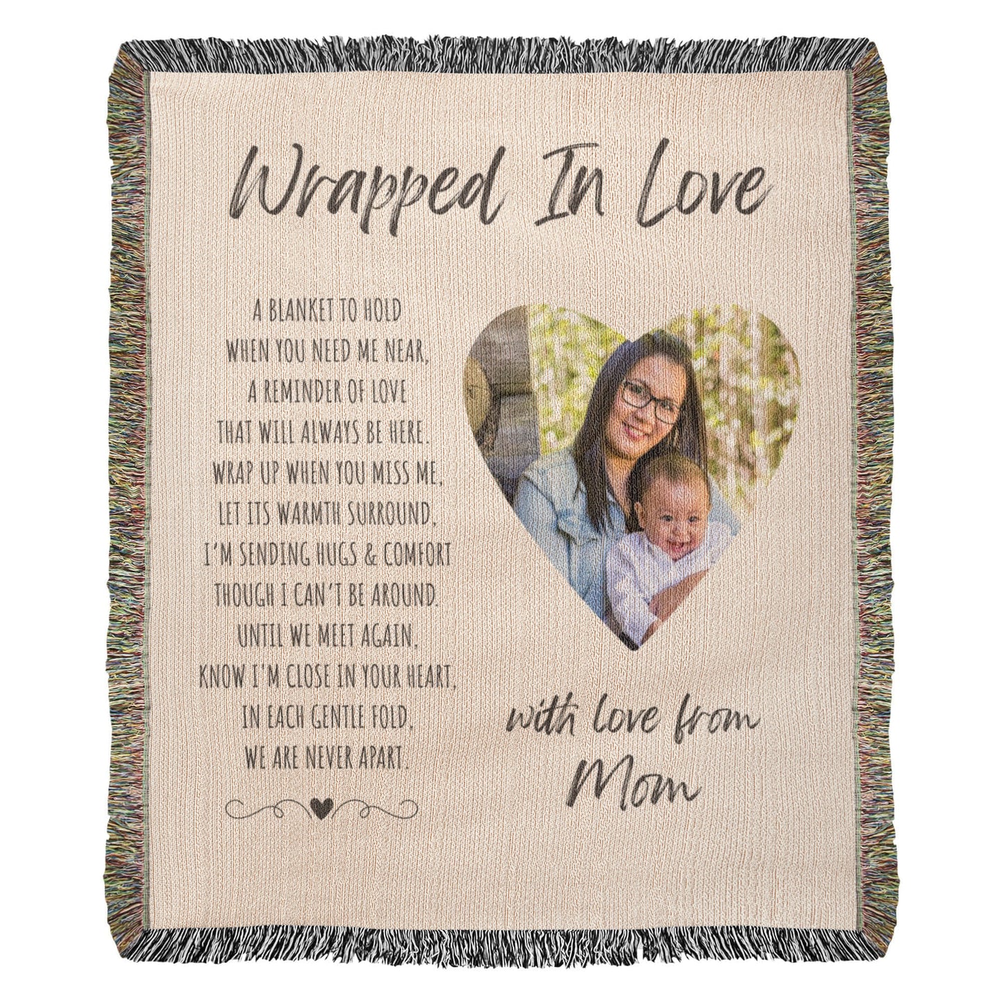 Wrapped in Love - Personalized Memorial Blanket