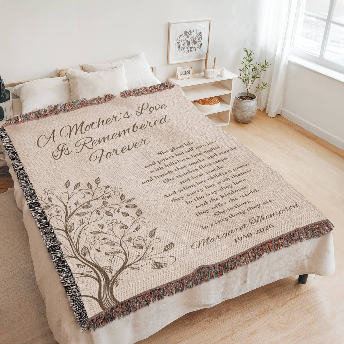 A Mother's Love - Memorial Blanket