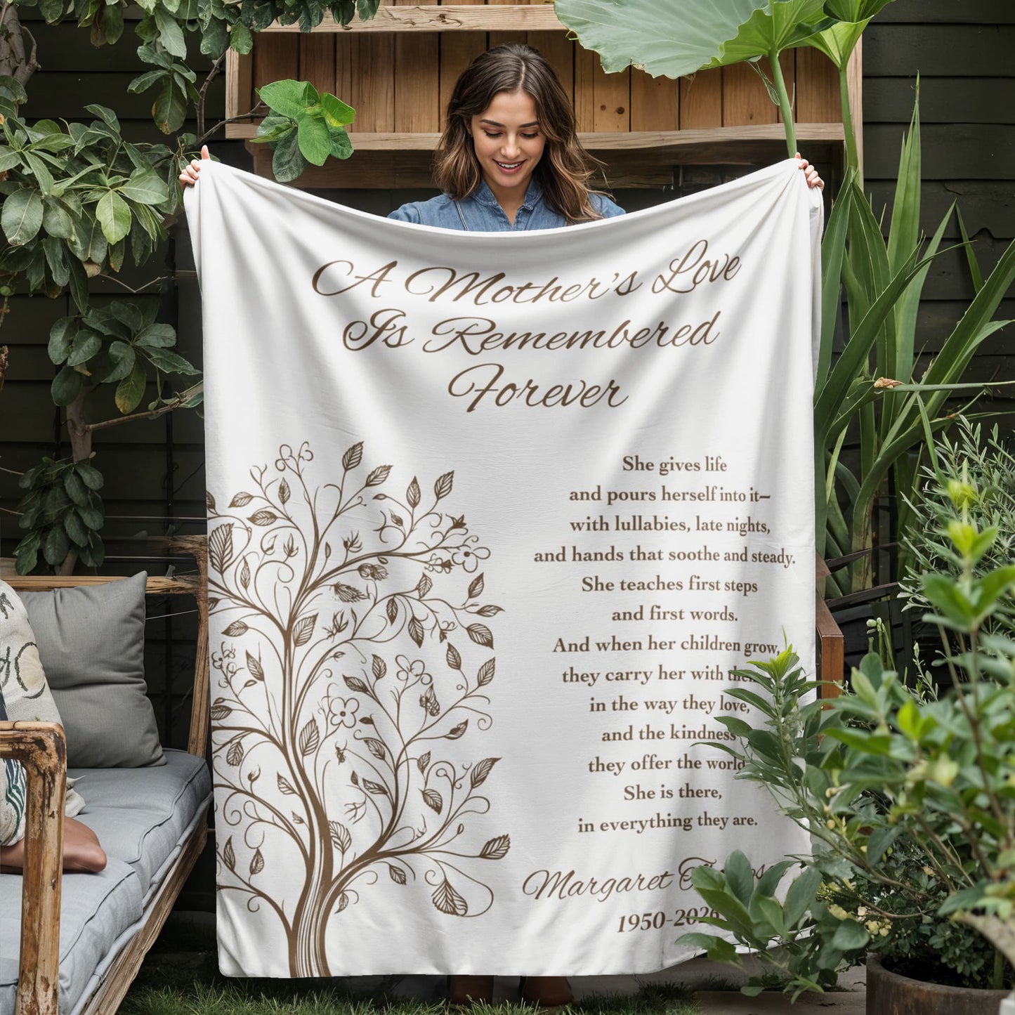A Mother's Love - Memorial Blanket