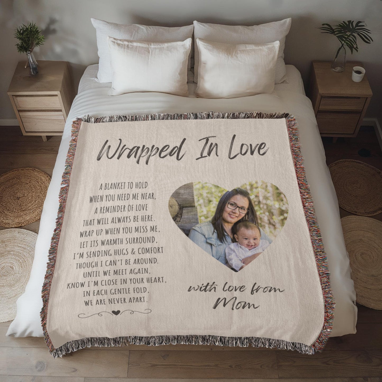Wrapped in Love - Personalized Memorial Blanket