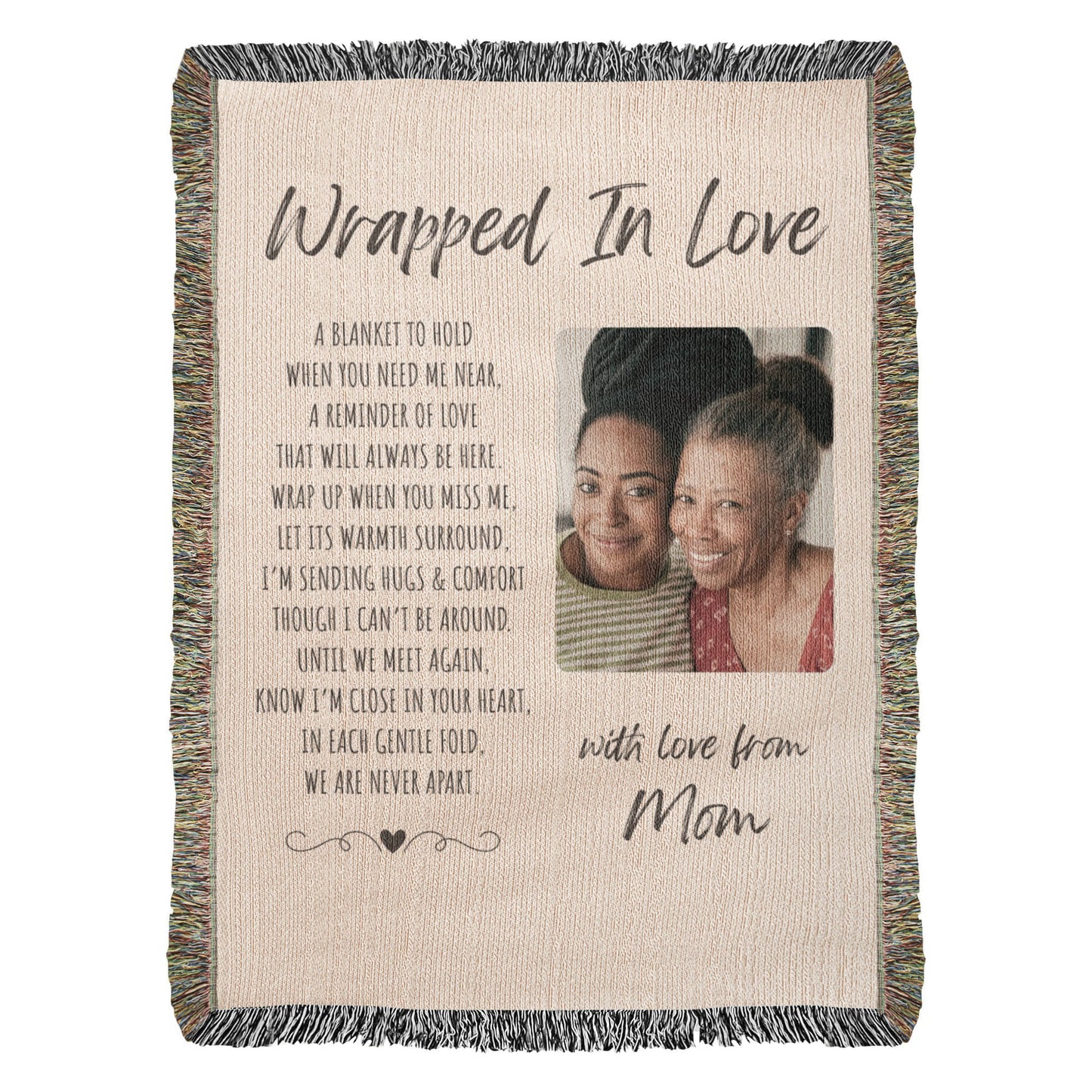 Wrapped in Love - Personalized Memorial Blanket