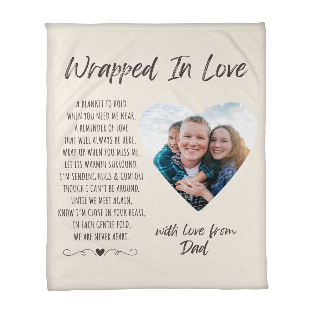 Wrapped in Love - Personalized Memorial Blanket