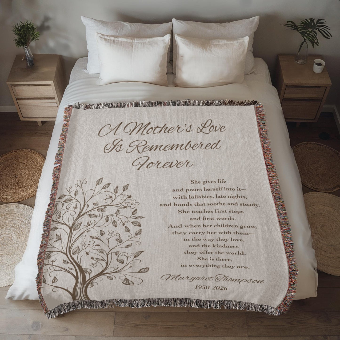 A Mother's Love - Memorial Blanket