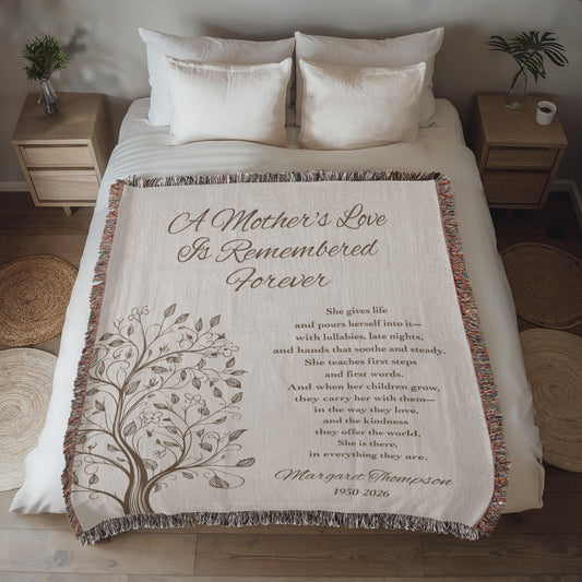A Mother's Love - Memorial Blanket