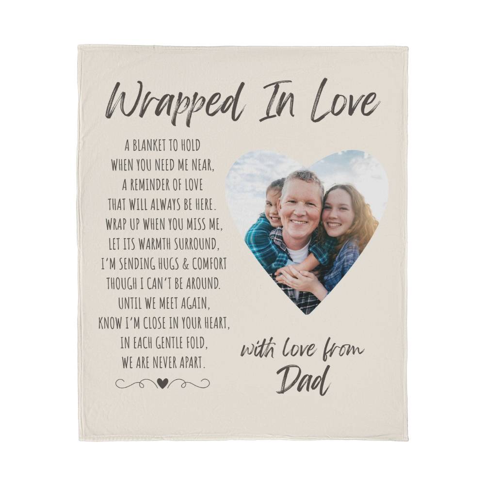 Wrapped in Love - Personalized Memorial Blanket
