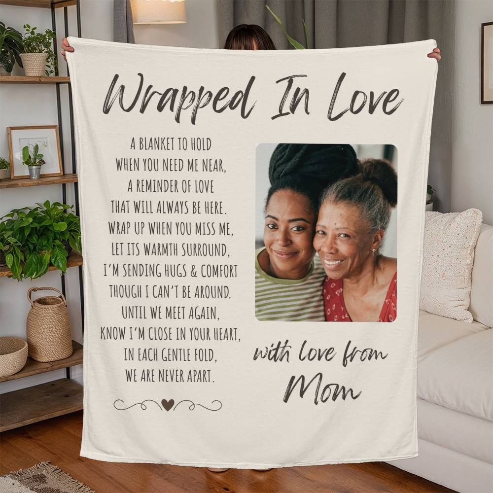 Wrapped in Love - Personalized Memorial Blanket
