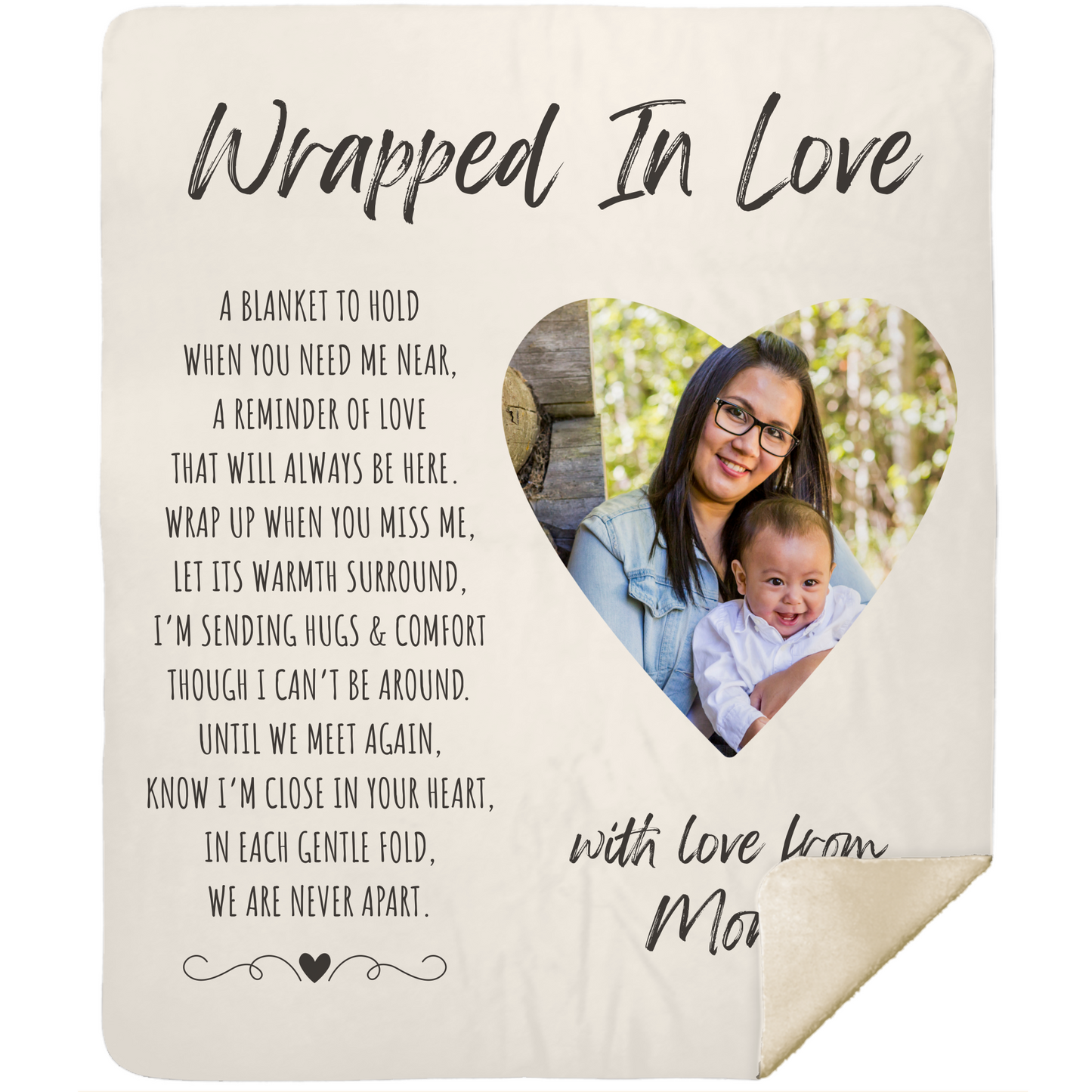 Wrapped in Love - Personalized Memorial Blanket