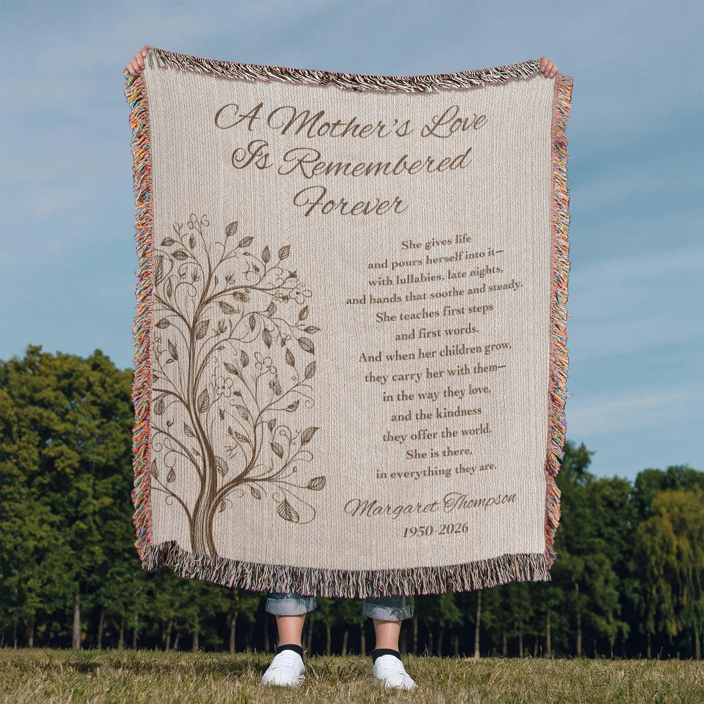 A Mother's Love - Memorial Blanket